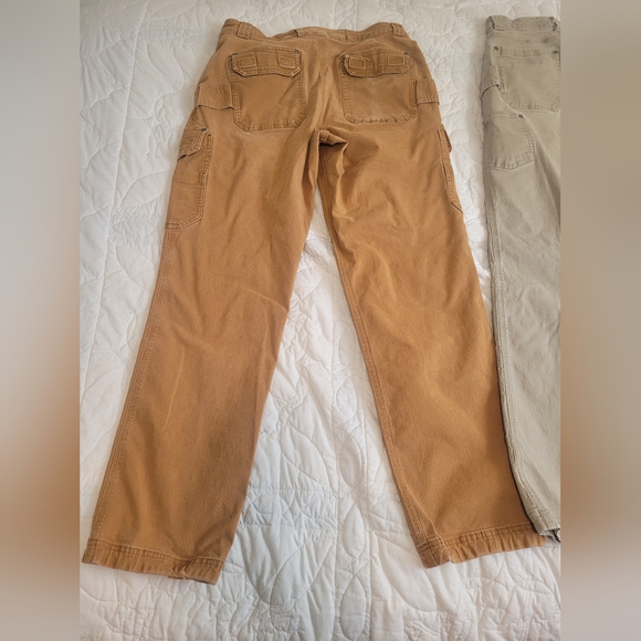 2 Pairs, Duluth Trading Co Flex Fire Hose Work Pants, Tagged 34×34 Relaxed Fit - Picture 8 of 14